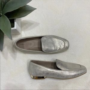 Donald J Pliner Halia Silver Loafers